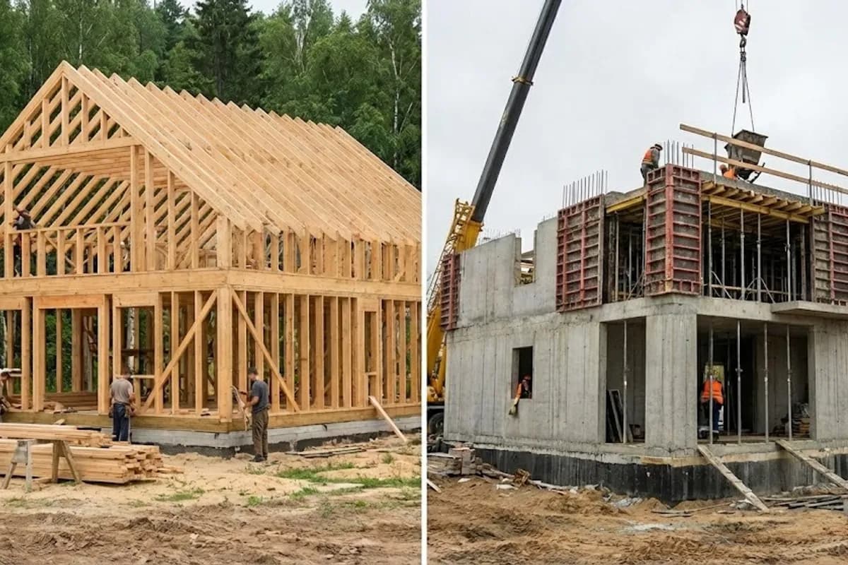 Structure bois ou béton : choisir la bonne ossature pour votre maison