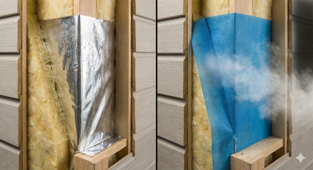 Pare-vapeur et frein-vapeur : protégez votre isolation de l'humidité