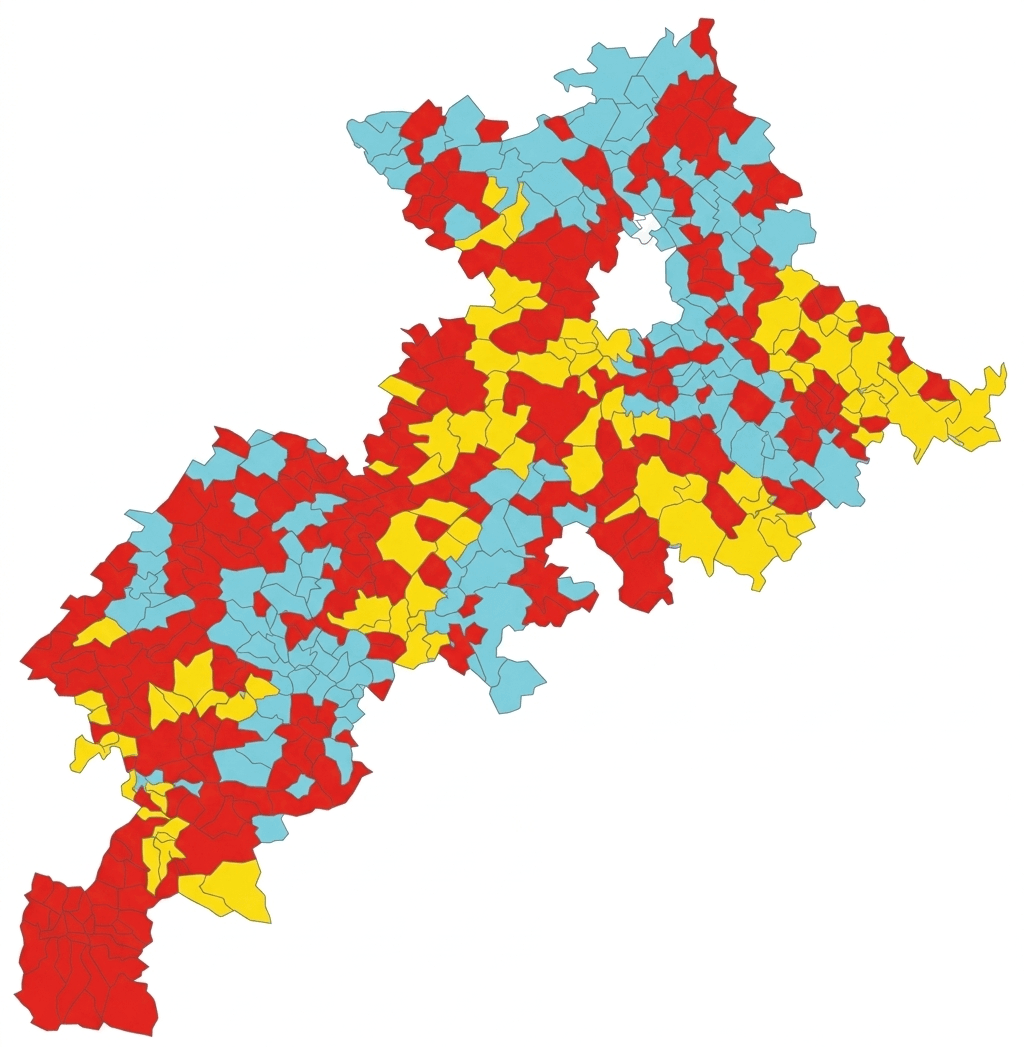 Carte des zones ABF — périmètres de protection monuments historiques et Sites Patrimoniaux Remarquables